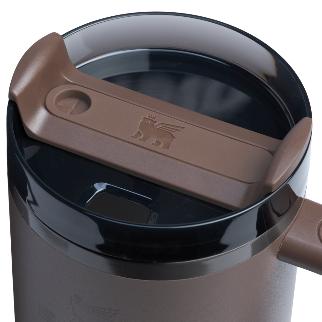 Splash-Resistant FlowState The Quencher H2.0 Flowstate Tumbler  | Stanley Create D332L - Premium Stainless Steel Straw Cup for All-Day Hydration Detail
