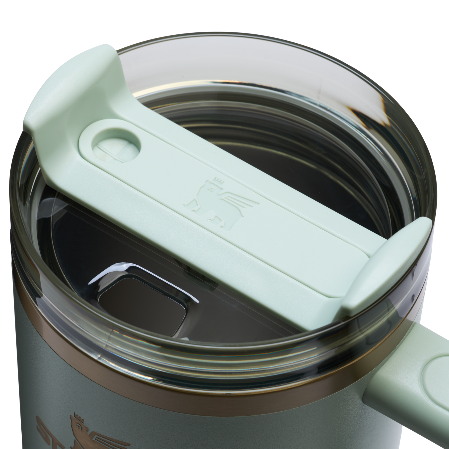 Splash-Resistant FlowState The Quencher H2.0 Flowstate Tumbler  | Stanley Create D332L - Premium Stainless Steel Straw Cup for All-Day Hydration Detail