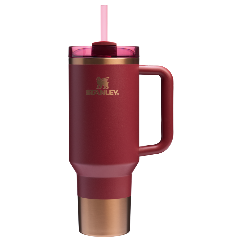 Splash-Resistant FlowState The Quencher H2.0 Flowstate Tumbler  | Stanley Create D332L - Premium Stainless Steel Straw Cup for All-Day Hydration Detail