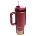 Splash-Resistant FlowState The Quencher H2.0 Flowstate Tumbler  | Stanley Create D332L - Premium Stainless Steel Straw Cup for All-Day Hydration Detail