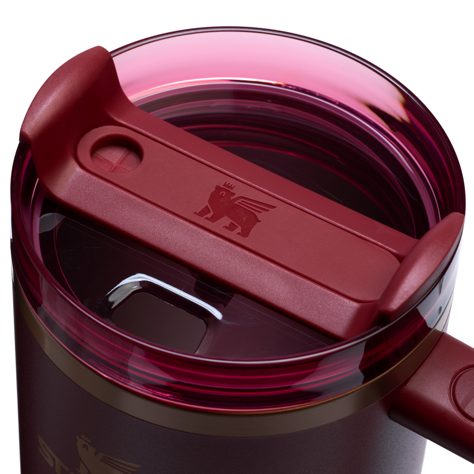 Splash-Resistant FlowState The Quencher H2.0 Flowstate Tumbler  | Stanley Create D332L - Premium Stainless Steel Straw Cup for All-Day Hydration Detail