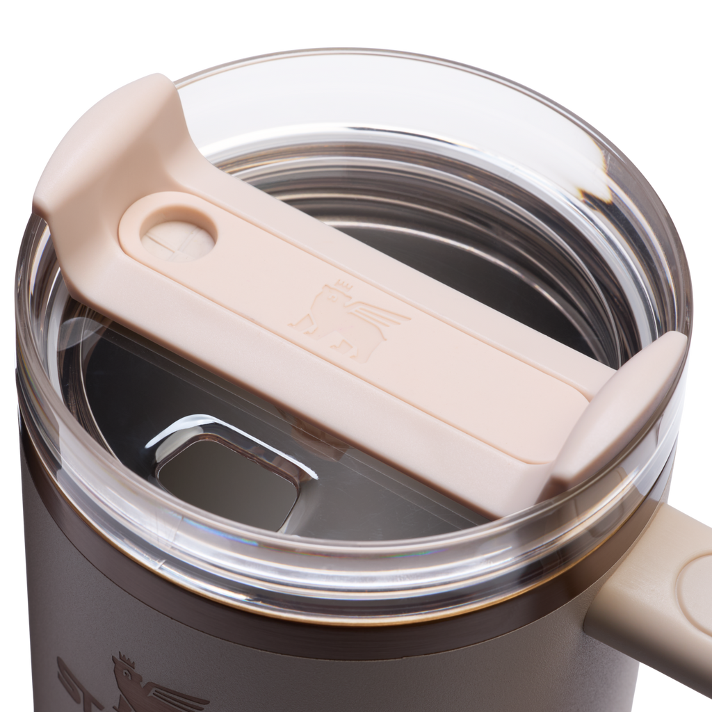 Splash-Resistant FlowState The Quencher H2.0 Flowstate Tumbler  | Stanley Create D332L - Premium Stainless Steel Straw Cup for All-Day Hydration Detail