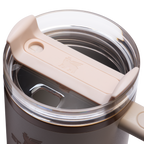 Splash-Resistant FlowState The Quencher H2.0 Flowstate Tumbler  | Stanley Create D332L - Premium Stainless Steel Straw Cup for All-Day Hydration Detail