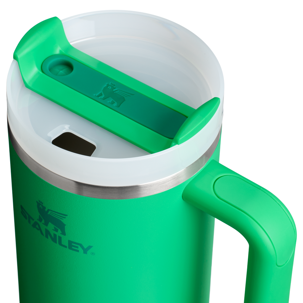 Splash-Resistant FlowState The Quencher H2.0 Flowstate Tumbler  | Stanley Create D332L - Premium Stainless Steel Straw Cup for All-Day Hydration Detail