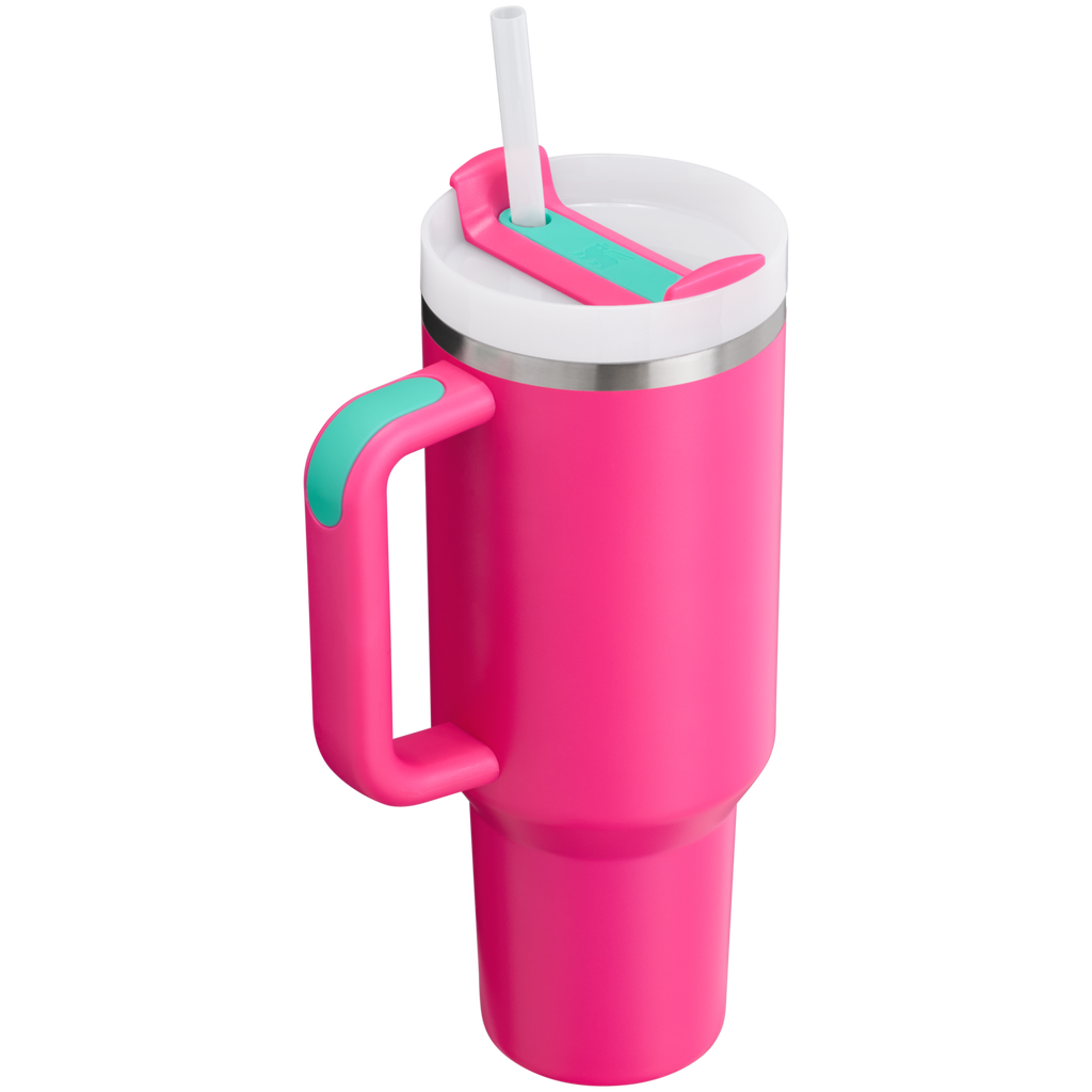 Splash-Resistant FlowState The Quencher H2.0 Flowstate Tumbler  | Stanley Create D332L - Premium Stainless Steel Straw Cup for All-Day Hydration Detail