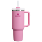 Splash-Resistant FlowState The Quencher H2.0 Flowstate Tumbler  | Stanley Create D332L - Premium Stainless Steel Straw Cup for All-Day Hydration - Peony