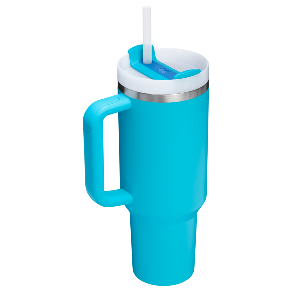 Splash-Resistant FlowState The Quencher H2.0 Flowstate Tumbler  | Stanley Create D332L - Premium Stainless Steel Straw Cup for All-Day Hydration Detail