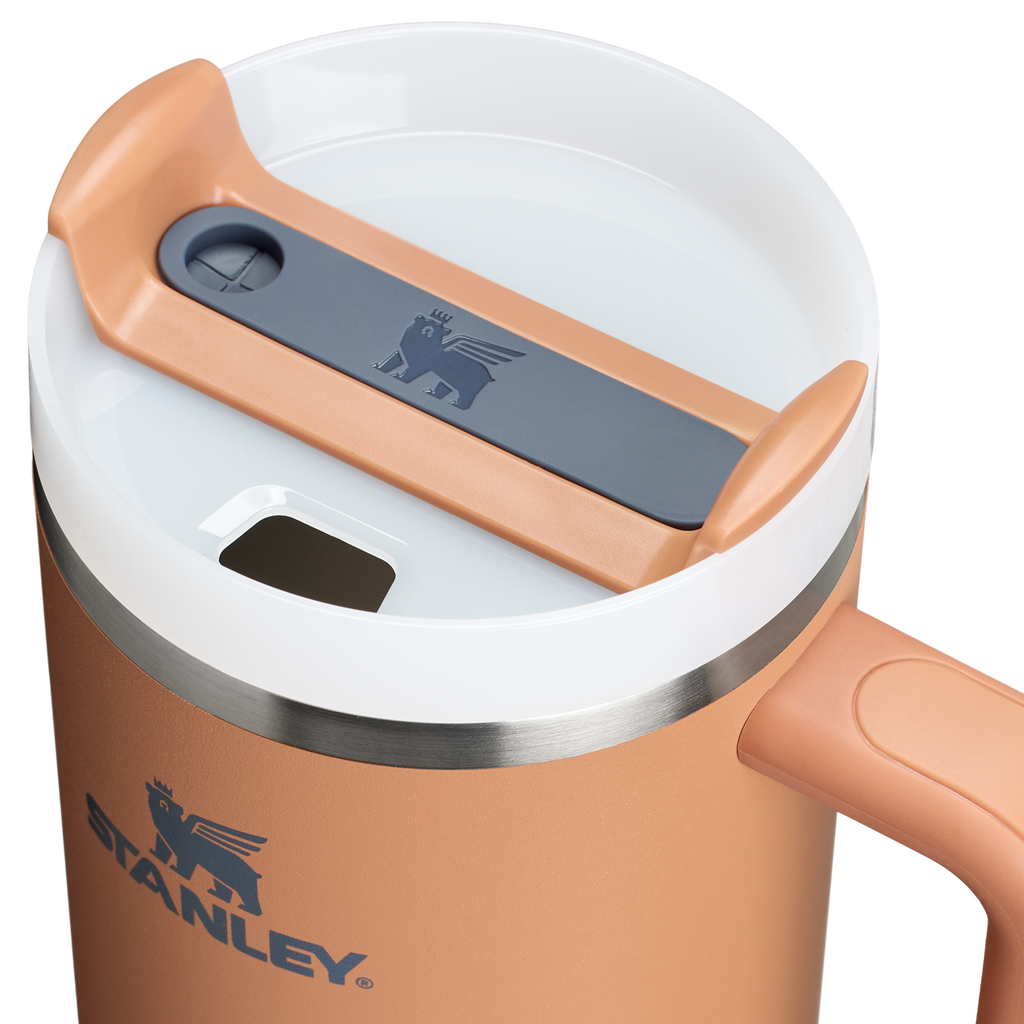 Splash-Resistant FlowState The Quencher H2.0 Flowstate Tumbler  | Stanley Create D332L - Premium Stainless Steel Straw Cup for All-Day Hydration Detail