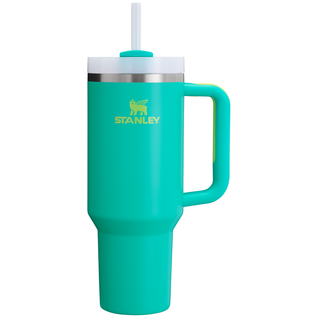 Splash-Resistant FlowState The Quencher H2.0 Flowstate Tumbler  | Stanley Create D332L - Premium Stainless Steel Straw Cup for All-Day Hydration Detail