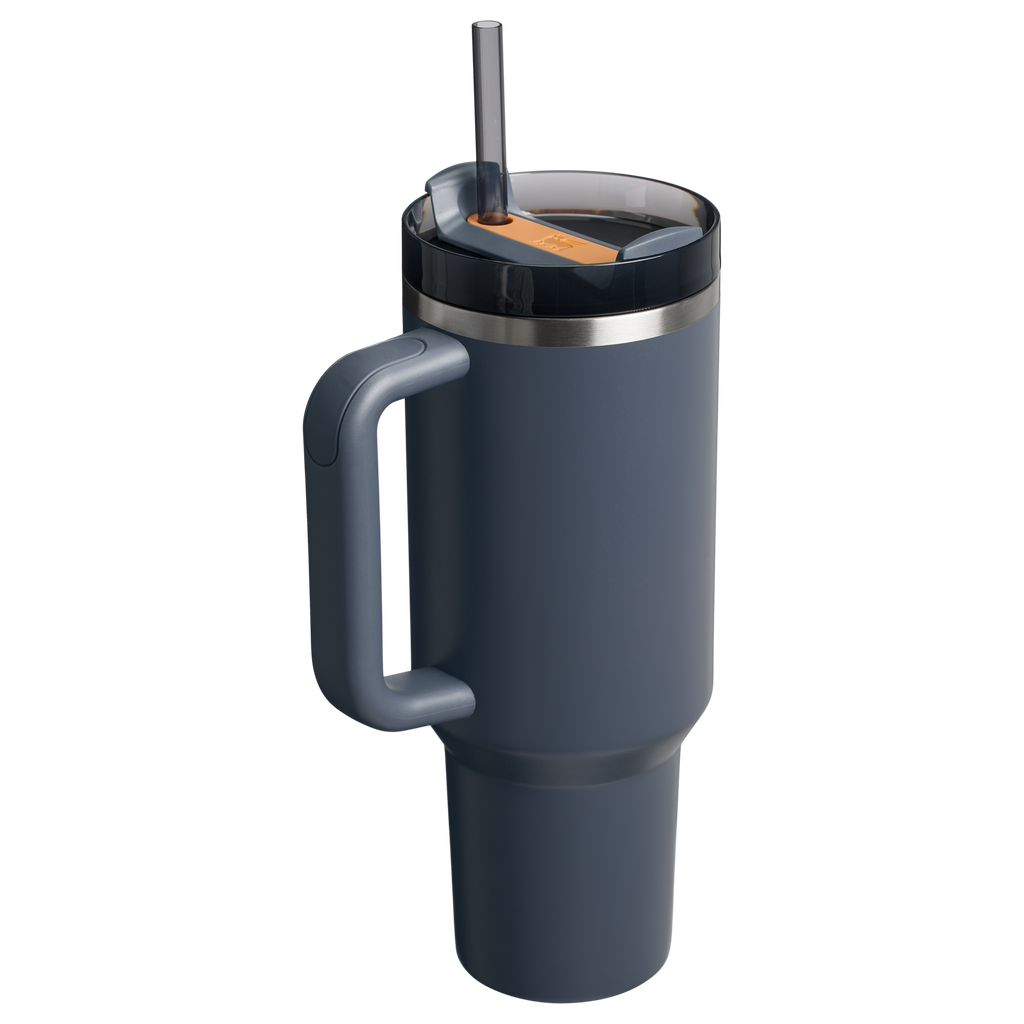 Splash-Resistant FlowState The Quencher H2.0 Flowstate Tumbler  | Stanley Create D332L - Premium Stainless Steel Straw Cup for All-Day Hydration Detail