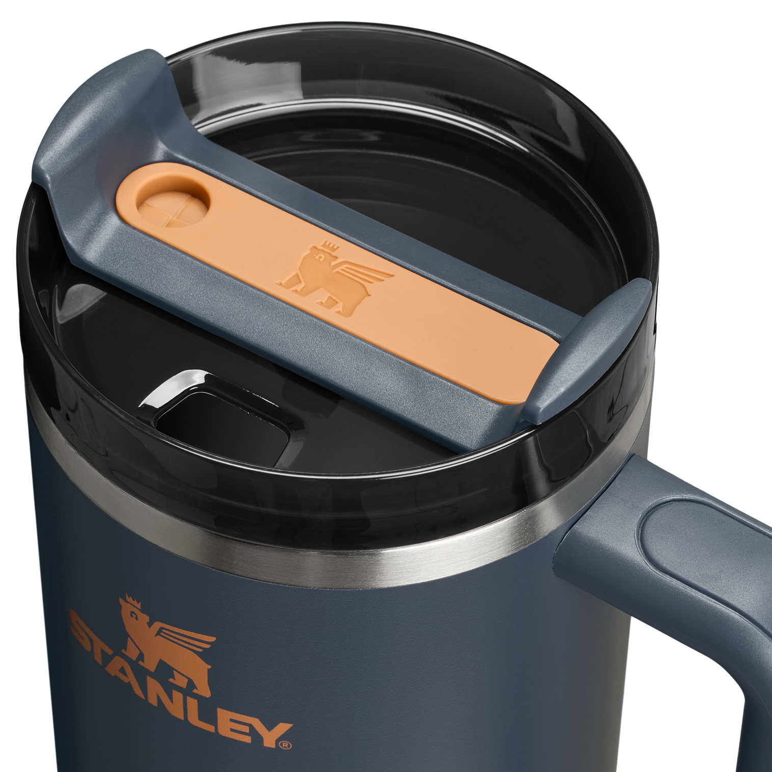 Splash-Resistant FlowState The Quencher H2.0 Flowstate Tumbler  | Stanley Create D332L - Premium Stainless Steel Straw Cup for All-Day Hydration Detail