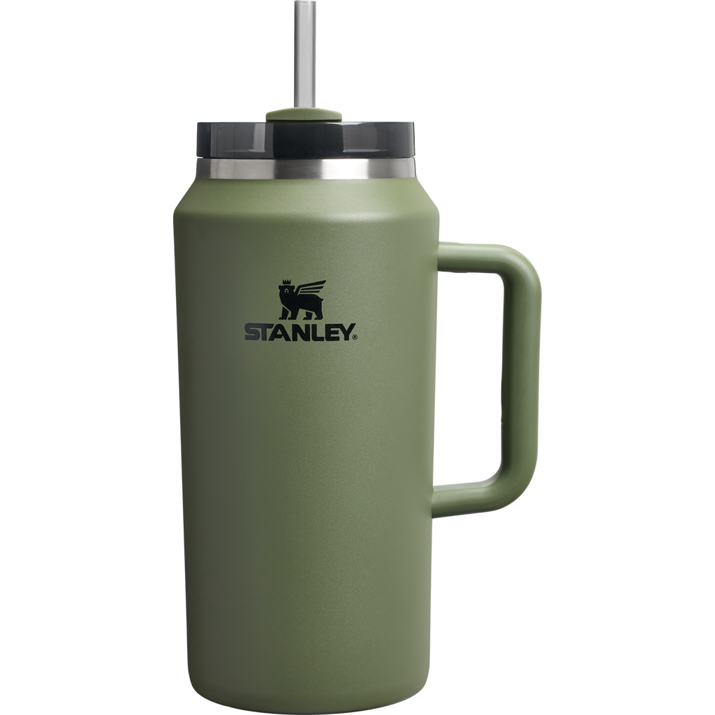 Insulated Travel The Quencher H2.0 Flowstate Tumbler D365U - 40oz Large Capacity Car-Cup Friendly Quencher - Dried Pine