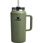 Insulated Travel The Quencher H2.0 Flowstate Tumbler D365U - 40oz Large Capacity Car-Cup Friendly Quencher - Dried Pine