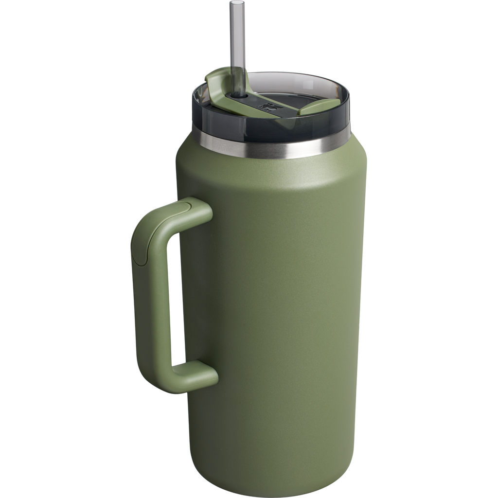 Splash-Resistant FlowState The Quencher H2.0 Flowstate Tumbler D033Q - Double-Wall Vacuum Insulated Travel Tumbler with Straw Detail