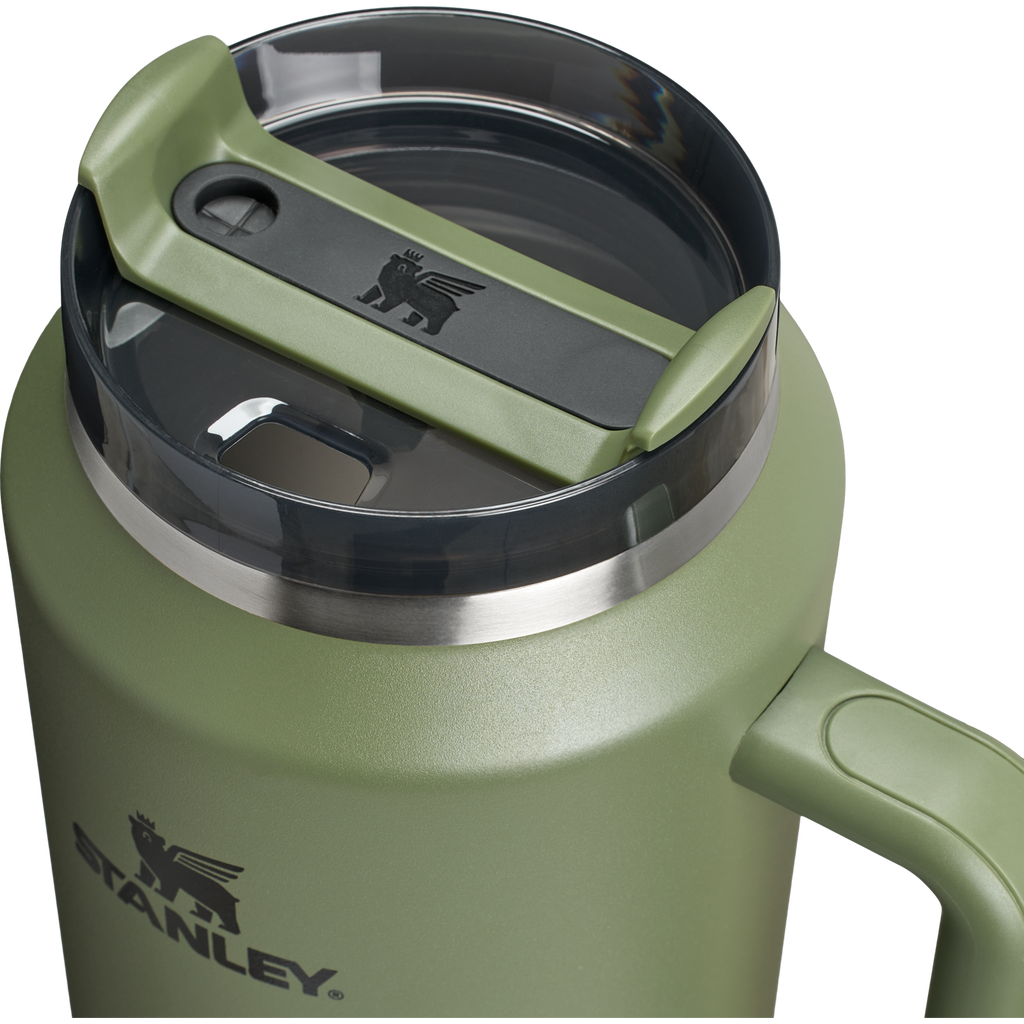 Splash-Resistant FlowState The Quencher H2.0 Flowstate Tumbler D033Q - Double-Wall Vacuum Insulated Travel Tumbler with Straw Detail