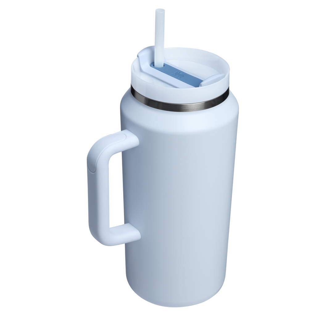 Splash-Resistant FlowState The Quencher H2.0 Flowstate Tumbler D033Q - Double-Wall Vacuum Insulated Travel Tumbler with Straw Detail