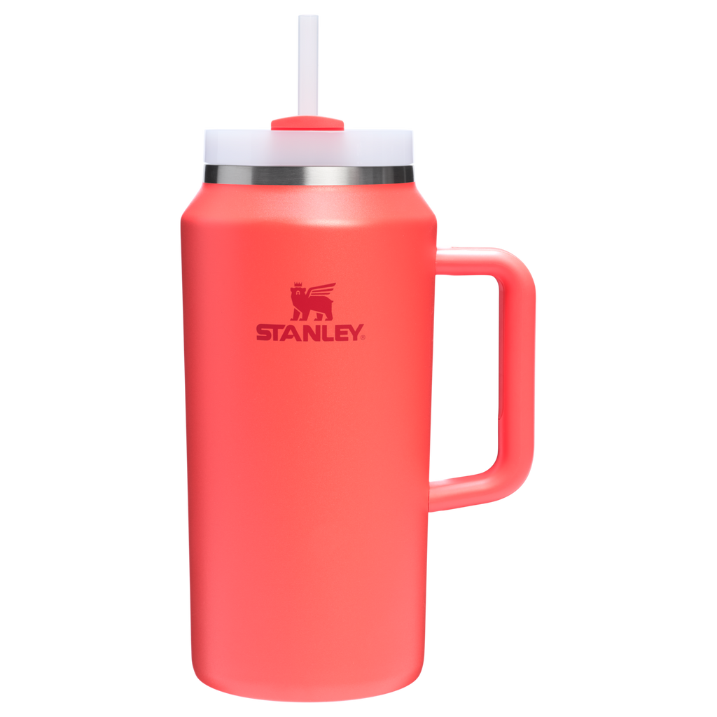 Splash-Resistant FlowState The Quencher H2.0 Flowstate Tumbler D033Q - Double-Wall Vacuum Insulated Travel Tumbler with Straw Detail