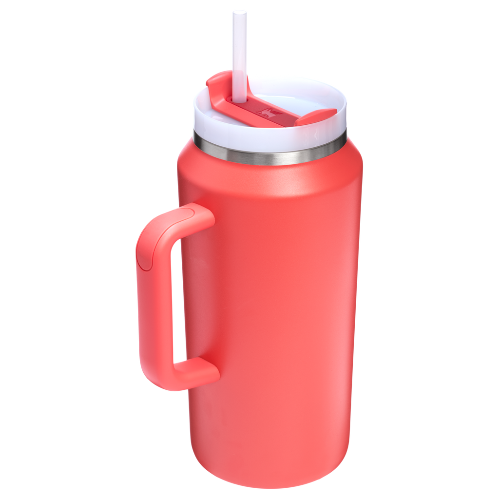 Splash-Resistant FlowState The Quencher H2.0 Flowstate Tumbler D033Q - Double-Wall Vacuum Insulated Travel Tumbler with Straw Detail