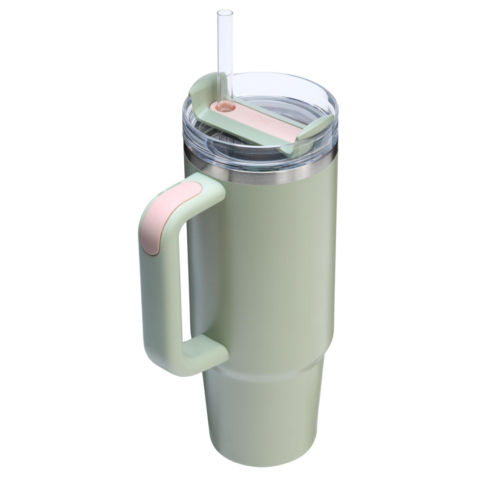 Insulated Travel The Quencher H2.0 Flowstate Tumbler | Stanley Create D331C - Double-Wall Vacuum Insulated Travel Tumbler with Straw Detail
