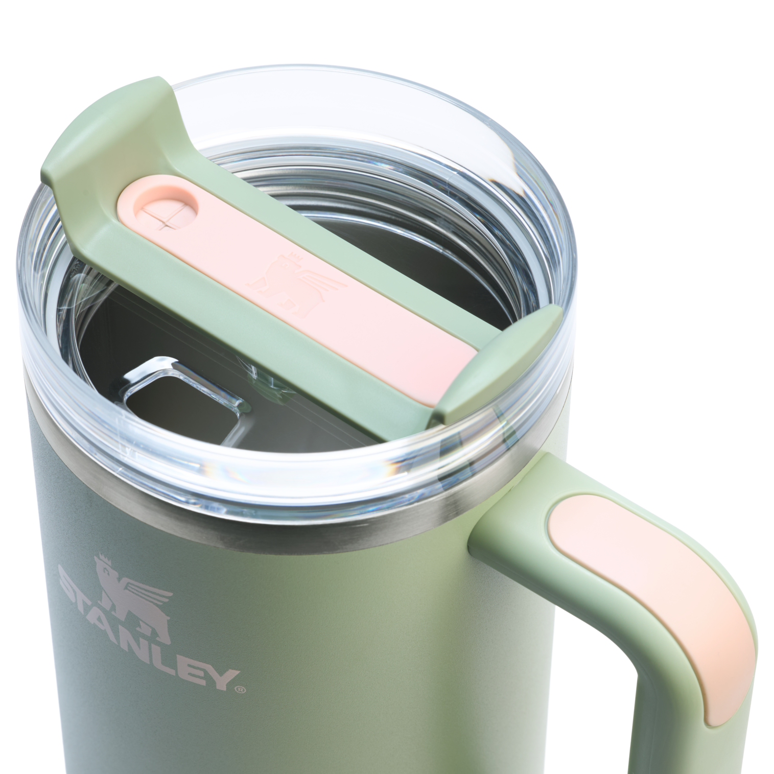 Splash-Resistant FlowState The Quencher H2.0 Flowstate Tumbler  | Stanley Create D332L - Premium Stainless Steel Straw Cup for All-Day Hydration Detail