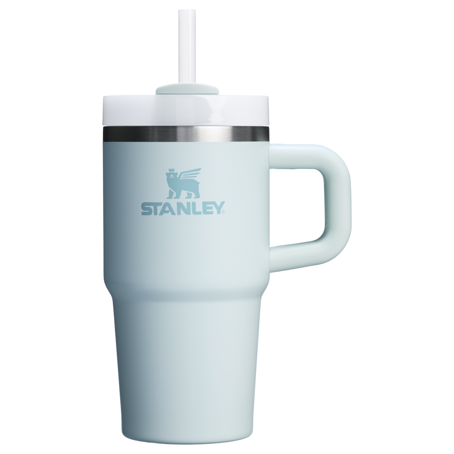 Double-Wall Vacuum The Quencher H2.O Flowstate Tumbler D069R - Premium Stainless Steel Straw Cup for All-Day Hydration - Frost