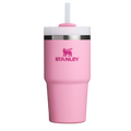 Car-Cup Friendly The Quencher H2.0 Flowstate Tumbler | Stanley Create D330L - Double-Wall Vacuum Insulated Travel Tumbler with Straw - Rose Quartz 2.0
