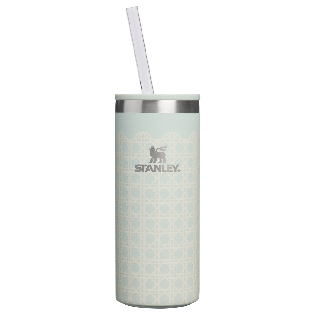 Ice-Retention The Everyday Slim Can Cooler Cup D350R - Heavy-Duty Ice-Retention Food & Beverage Carrier - Mist Rattan