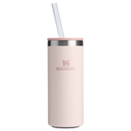 Leak-Proof Insulated The Everyday Slim Can Cooler Cup D065Q - Compact All-Weather Soft-Sided Cooler Backpack - Rose Quartz