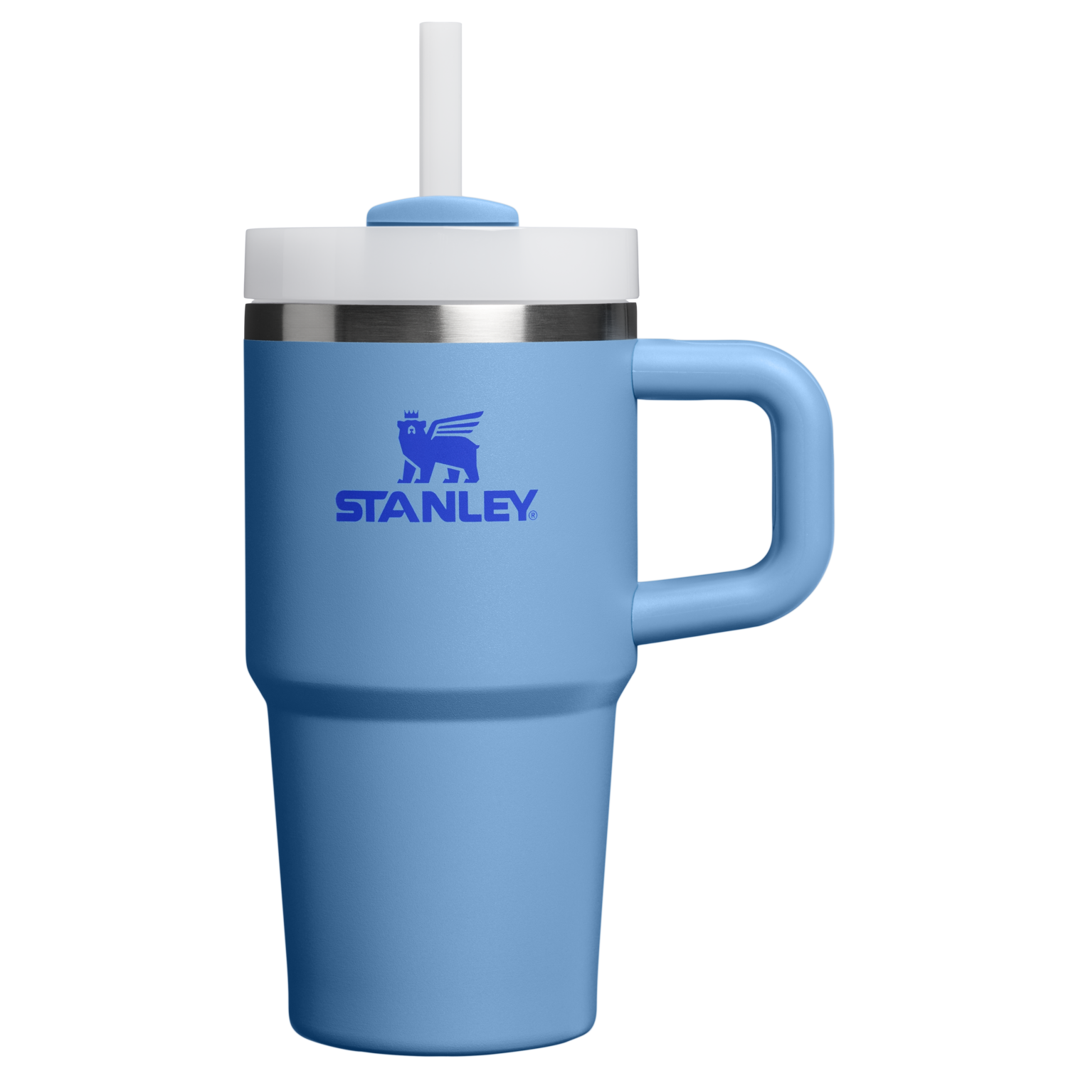 Double-Wall Vacuum The Quencher H2.O Flowstate Tumbler | Stanley Create D274S - 40oz Large Capacity Car-Cup Friendly Quencher - Blue Sky