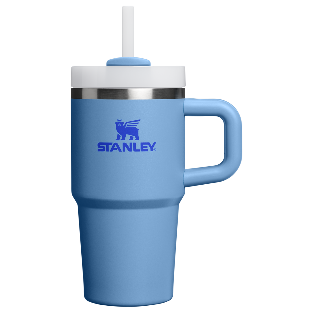 Double-Wall Vacuum The Quencher H2.O Flowstate Tumbler D069R - Premium Stainless Steel Straw Cup for All-Day Hydration - Blue Sky