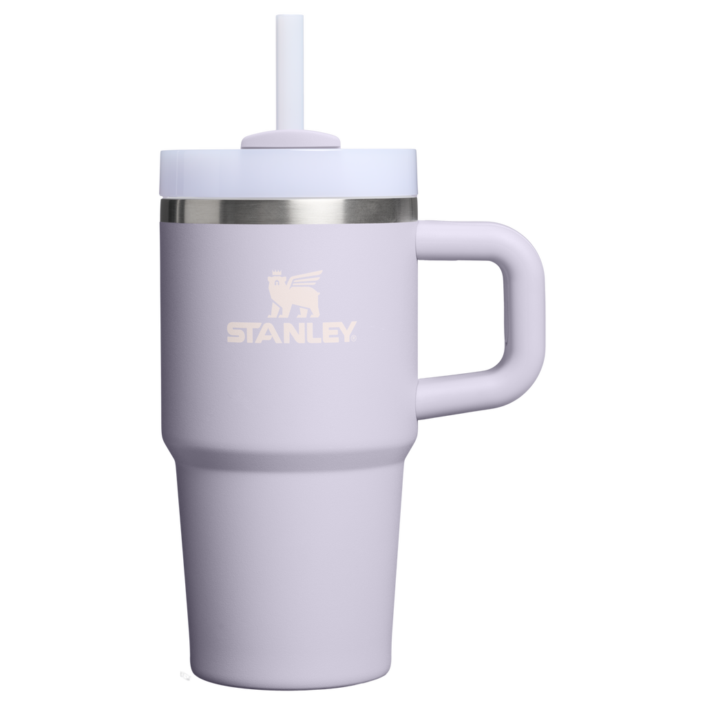 Double-Wall Vacuum The Quencher H2.O Flowstate Tumbler D069R - Premium Stainless Steel Straw Cup for All-Day Hydration - Purple Dust