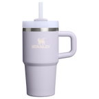 Double-Wall Vacuum The Quencher H2.O Flowstate Tumbler D069R - Premium Stainless Steel Straw Cup for All-Day Hydration - Purple Dust