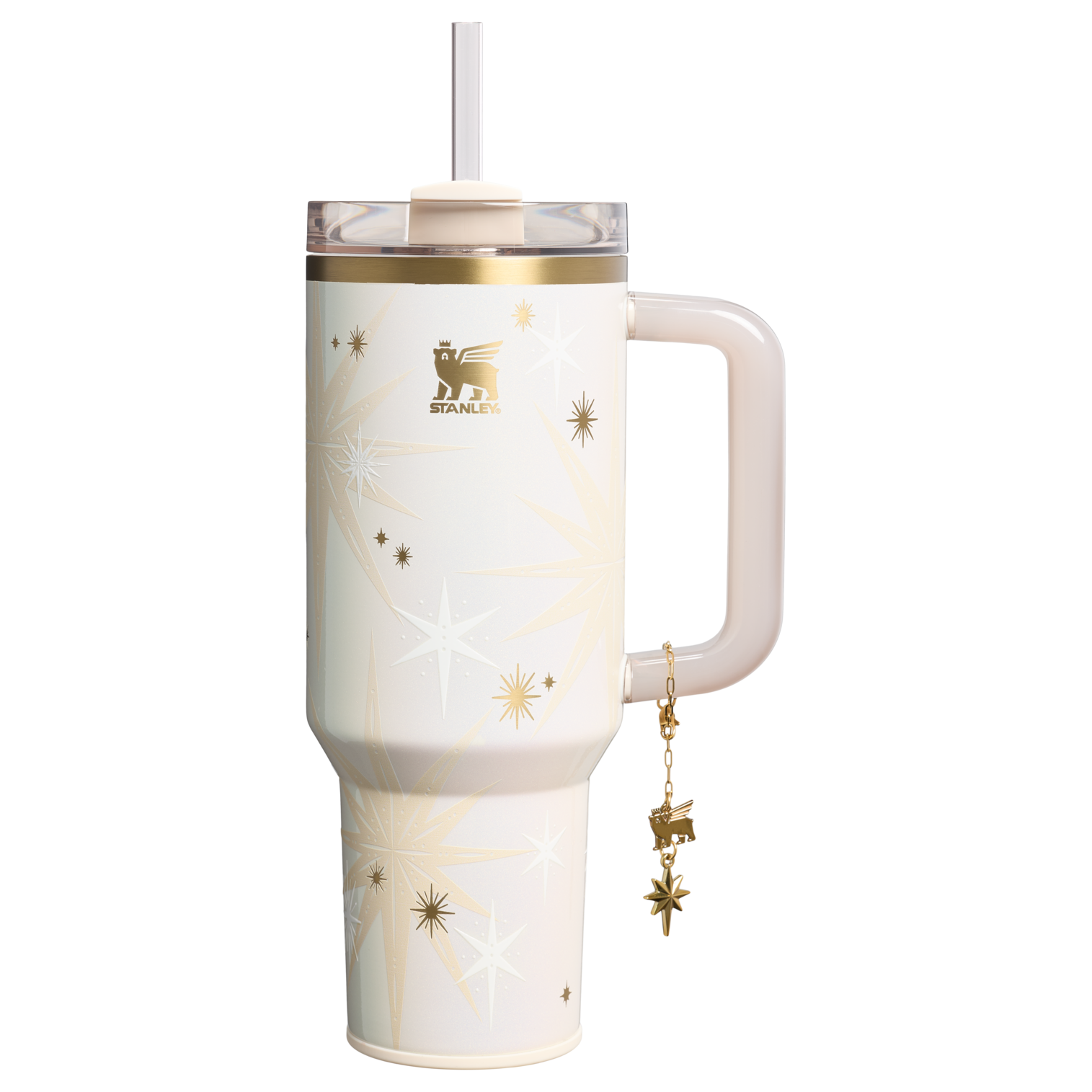 Car-Cup Friendly The Quencher Luxe H2.0 Flowstate Tumbler D208F - 40oz Large Capacity Car-Cup Friendly Quencher - Starlight Shimmer