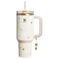 Car-Cup Friendly The Quencher Luxe H2.0 Flowstate Tumbler D368A - Premium Stainless Steel Straw Cup for All-Day Hydration - Starlight Shimmer