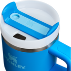 Double-Wall Vacuum The Quencher H2.O Flowstate Tumbler with Handle | Stanley Create D309N - Double-Wall Vacuum Insulated Travel Tumbler with Straw Detail