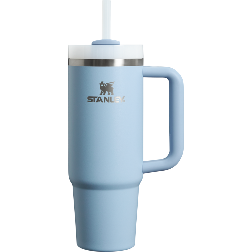 Insulated Travel The Quencher H2.0 Flowstate Tumbler | Stanley Create D331C - Double-Wall Vacuum Insulated Travel Tumbler with Straw Detail