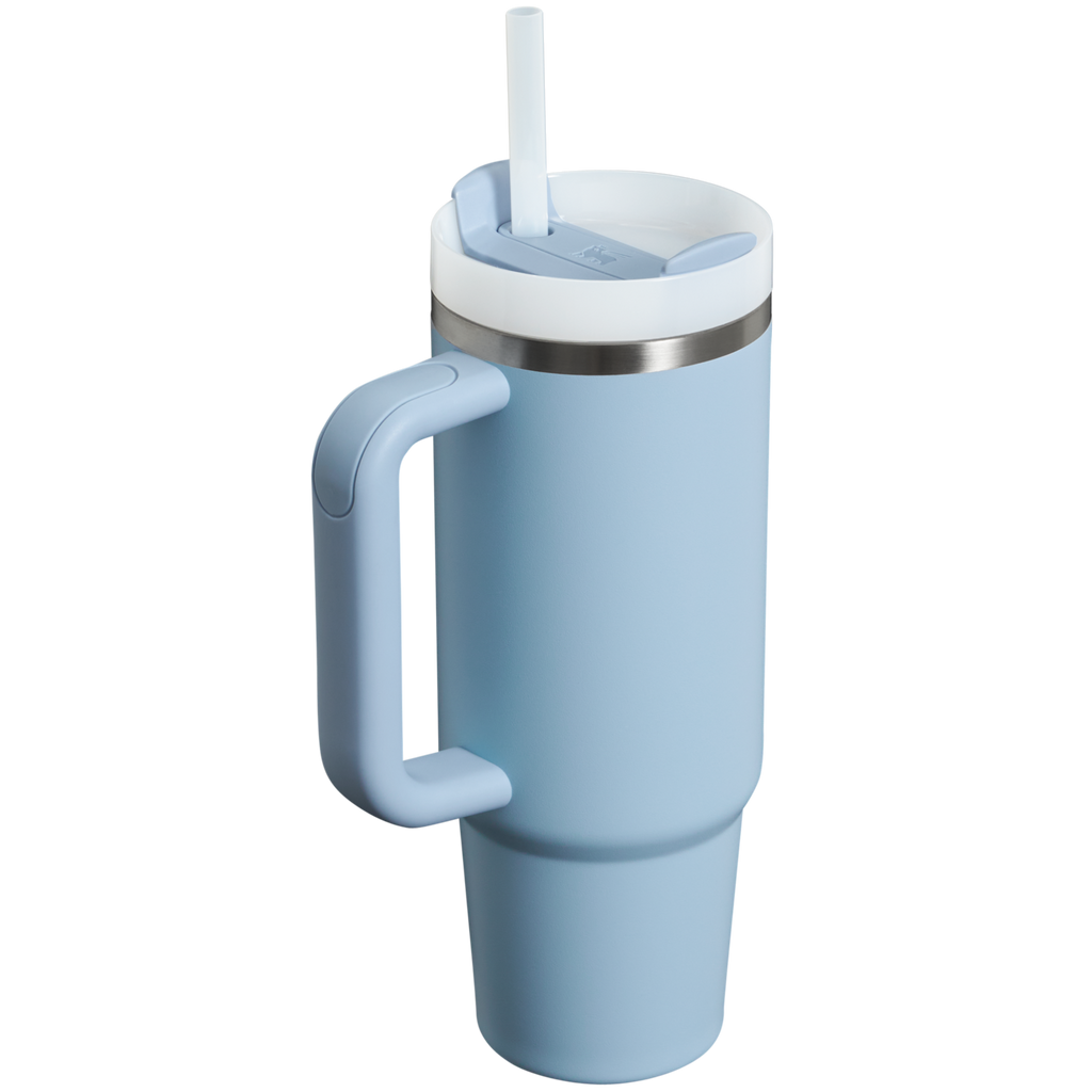 Insulated Travel The Quencher H2.0 Flowstate Tumbler | Stanley Create D331C - Double-Wall Vacuum Insulated Travel Tumbler with Straw Detail