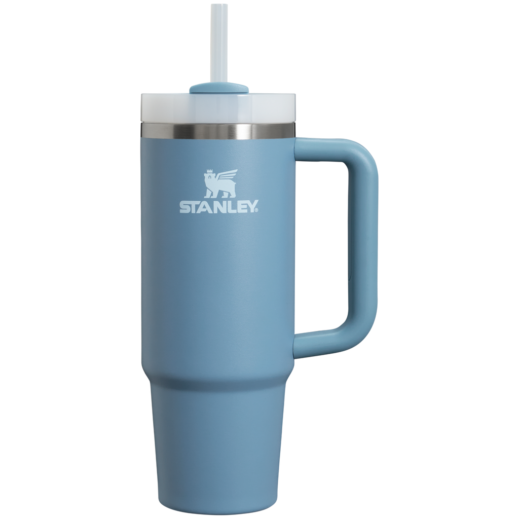 Insulated Travel The Quencher H2.0 Flowstate Tumbler | Stanley Create D331C - Double-Wall Vacuum Insulated Travel Tumbler with Straw Detail