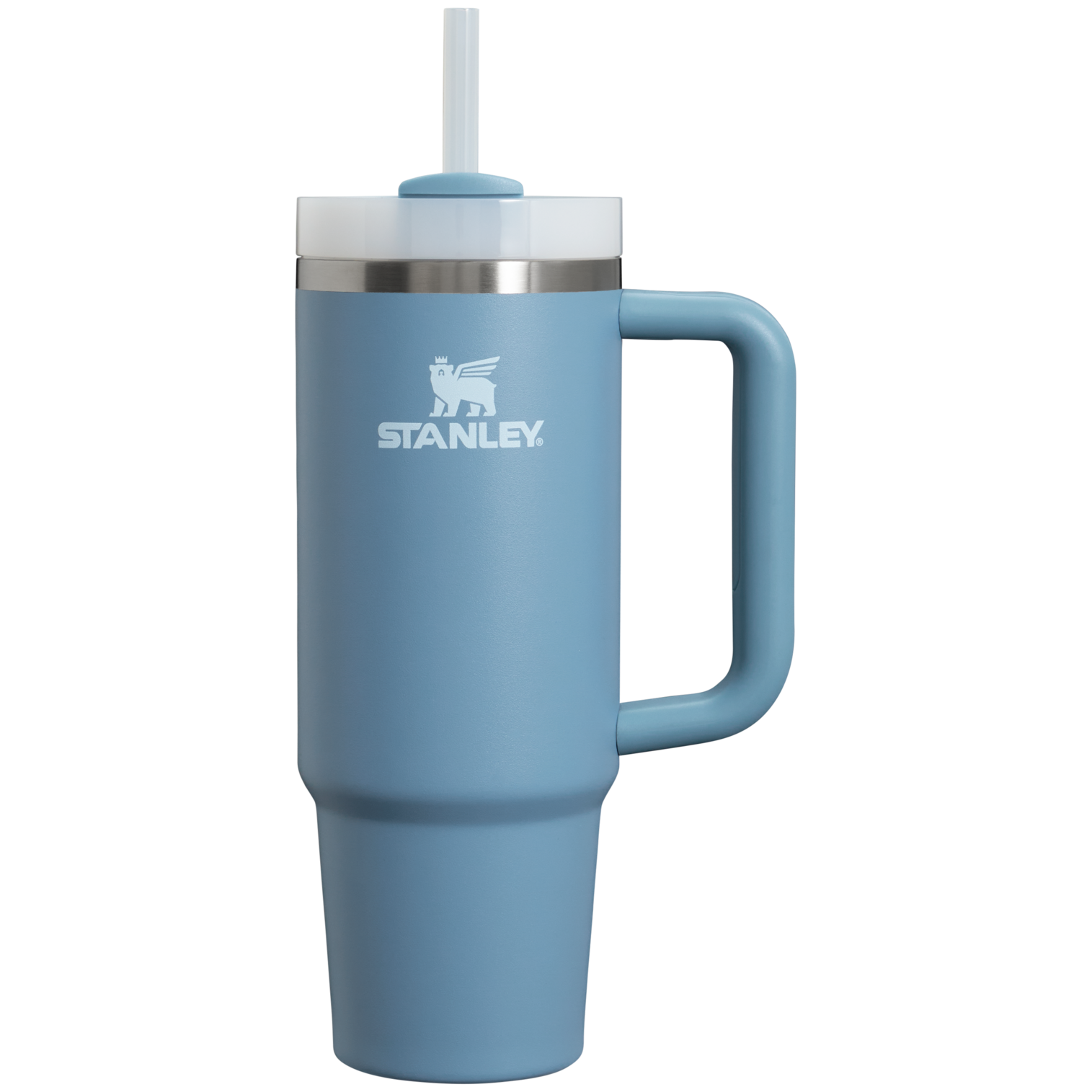 Insulated Travel The Quencher H2.0 Flowstate Tumbler | Stanley Create D331C - Double-Wall Vacuum Insulated Travel Tumbler with Straw Detail