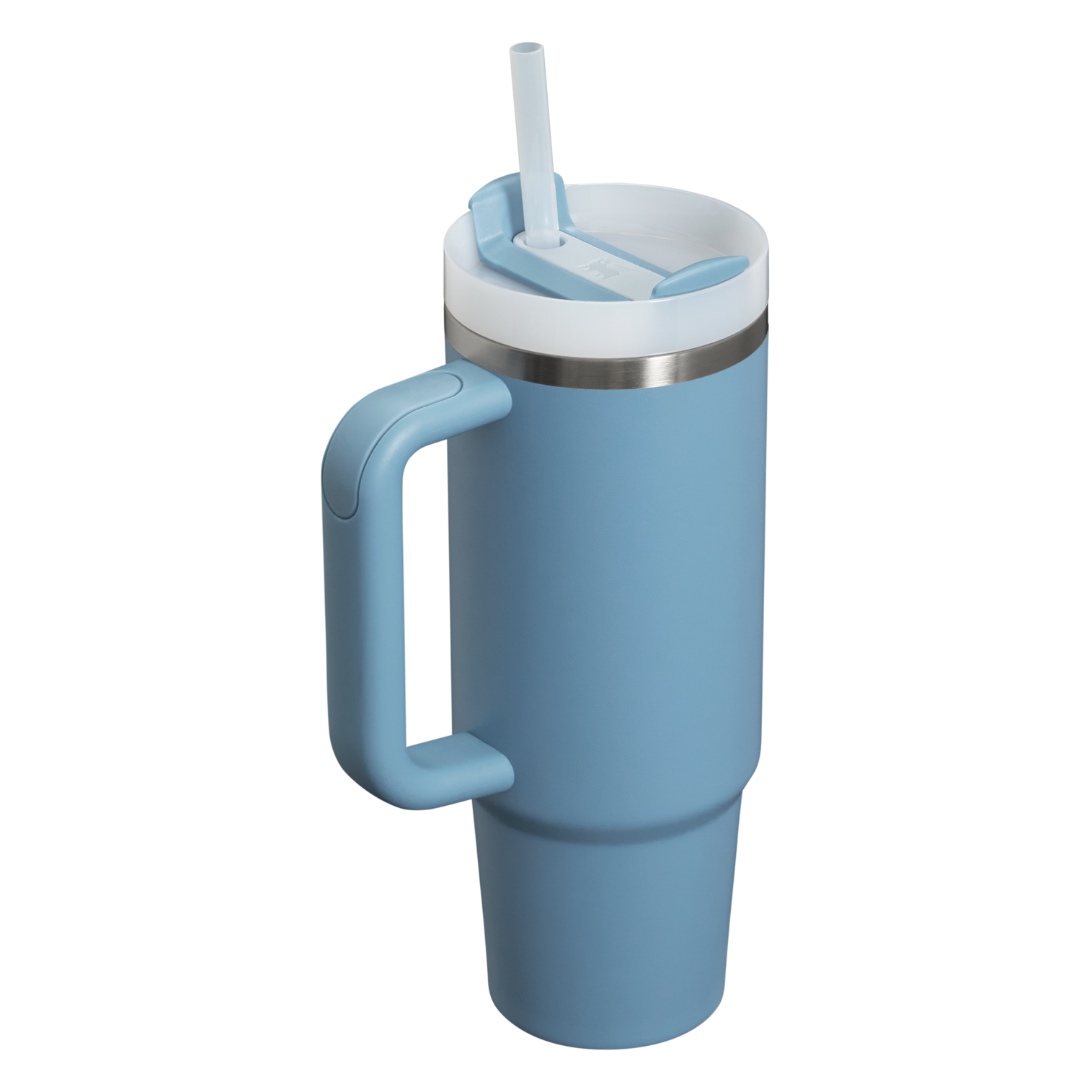 Insulated Travel The Quencher H2.0 Flowstate Tumbler | Stanley Create D331C - Double-Wall Vacuum Insulated Travel Tumbler with Straw Detail