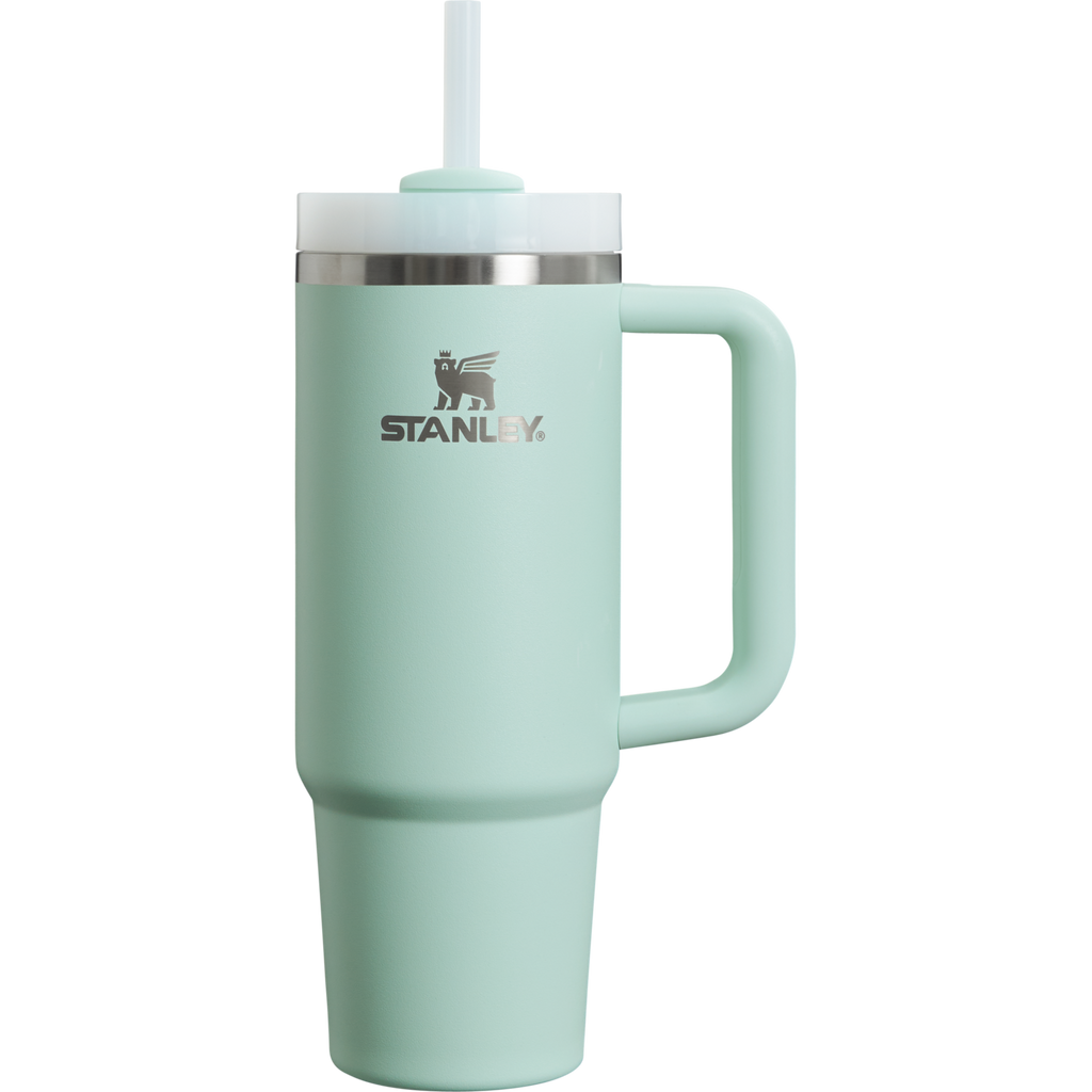 Insulated Travel The Quencher H2.0 Flowstate Tumbler | Stanley Create D331C - Double-Wall Vacuum Insulated Travel Tumbler with Straw Detail