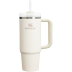 Insulated Travel The Quencher H2.0 Flowstate Tumbler | Stanley Create D331C - Double-Wall Vacuum Insulated Travel Tumbler with Straw - Cream 2.0