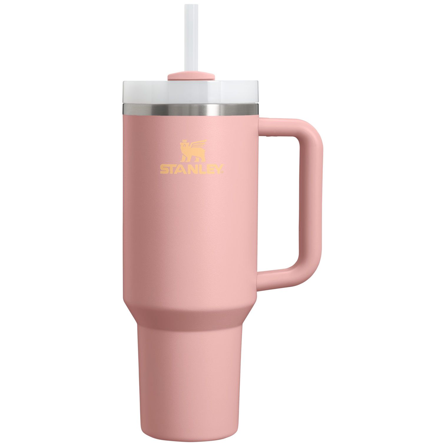 Large Capacity The Quencher H2.0 Flowstate Tumbler D050X - Premium Stainless Steel Straw Cup for All-Day Hydration - Peach Rose