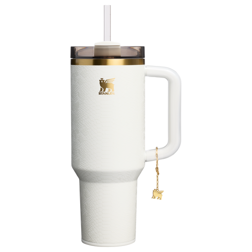 Car-Cup Friendly The Quencher Luxe H2.0 Flowstate Tumbler D170A - FlowState 3-Position Lid Insulated Travel Mug - Pale Stone Snakeskin