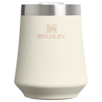 Vacuum Insulated Wine The Reserve Wine Tumbler | Stanley Create D302P - Premium Insulated Egg-Shaped Wine Glass for Outdoors - Cream
