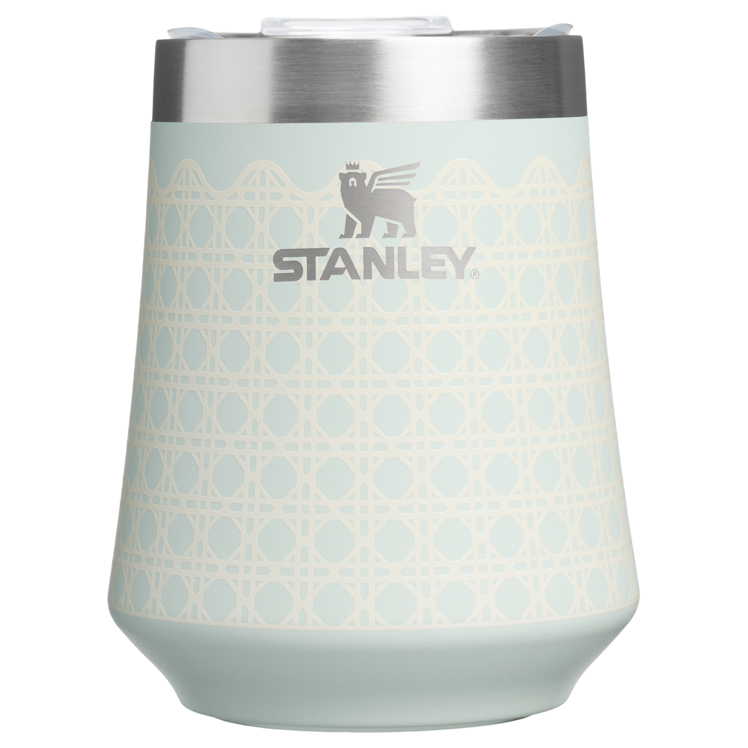 Vacuum Insulated Wine The Reserve Wine Tumbler D352C - Reserve Collection Stainless Steel Whiskey Cup - Mist Rattan