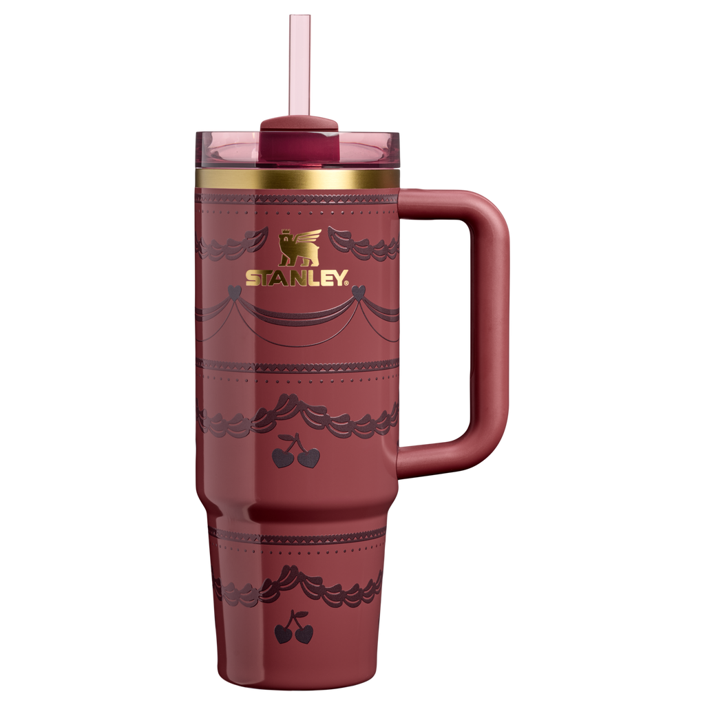 Large Capacity The Valentine’s Day Quencher H2.0 Flowstate Tumbler D232U - 40oz Large Capacity Car-Cup Friendly Quencher - Red Velvet Cake