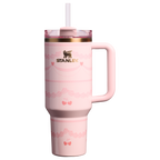 Double-Wall Vacuum The Valentine’s Day Quencher H2.0 Flowstate Tumbler D231T - Premium Stainless Steel Straw Cup for All-Day Hydration - Pink Velvet Cake