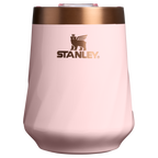 Flavor-Preserving The Valentine’s Day Textured Reserve Wine Tumbler D233K - Shatterproof Flavor-Preserving Cocktail Tumbler with Lid - Pink Velvet Gloss