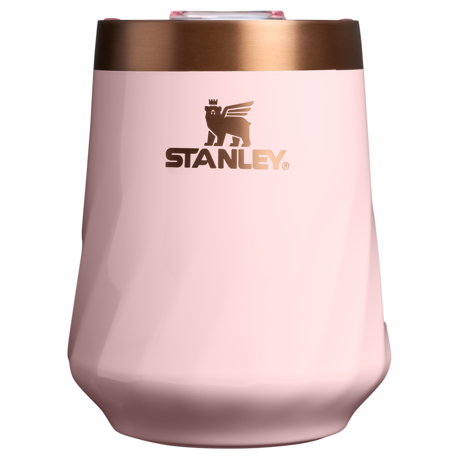 Flavor-Preserving The Valentine’s Day Textured Reserve Wine Tumbler D233K - Shatterproof Flavor-Preserving Cocktail Tumbler with Lid - Pink Velvet Gloss